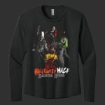 Adult Women's Cotton Relaxed Long Sleeve Shirt - Halloween Maze Thumbnail