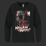 Youth Cotton Long Sleeve T-Shirt - Halloween Maze Thumbnail