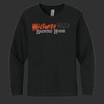 Youth Cotton Long Sleeve T-Shirt - Halloween Maze Thumbnail